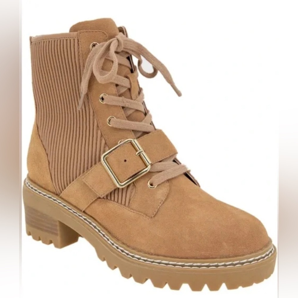 BCBGeneration hazelnut suede boots -7.5